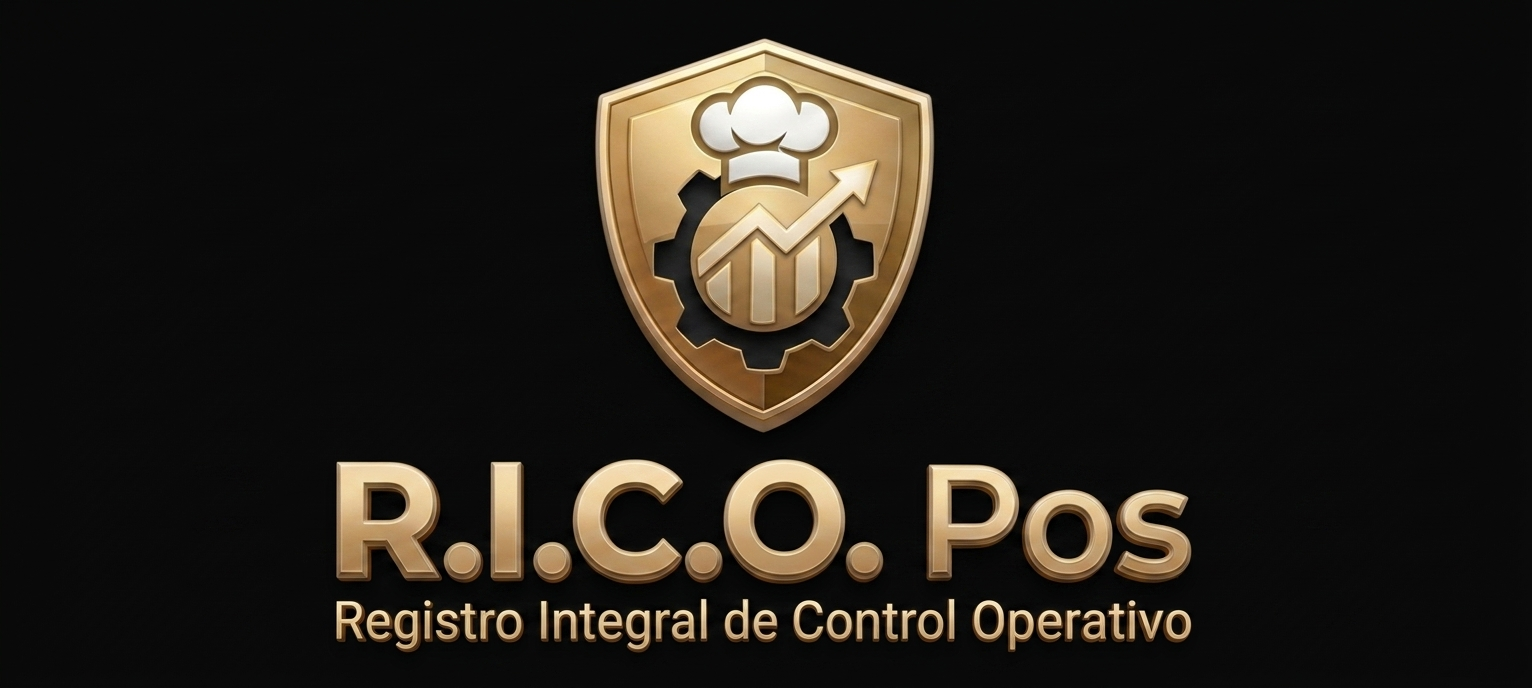 Logotipo de R.I.C.O. Pos
